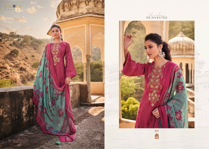 Kilory Silk Of Bandhej 541-548  Designer Salwar Suits Catalog